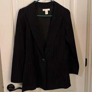 H&M Pin Striped Blazer Size 6